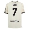 Camiseta de fútbol AC Milan Yacine Adli 7 Cuarta Equipación 23-24 Blanca - Hombre